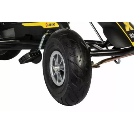 Kart de pedales GoKart ATX racer de Ferbedo para niños de 3 a 8 años con chasis de acero y freno de mano.