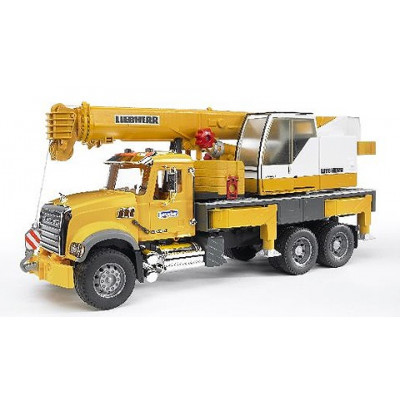 Camion Mack con grua Liebherr - Escala 1:16