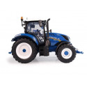 Tractor New Holland T6.180 Heritage Blue Edition a escala 1:32, réplica detallada de metal para coleccionistas.