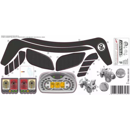 Set de adhesivos Fendt Vario para tractor de juguete Rolly Toys
