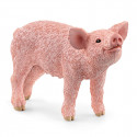 Lechón de juguete Schleich pintado a mano, figura realista y educativa para niños y coleccionistas.
