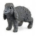 Figura de juguete de conejo de orejas largas Schleich pintada a mano con detalles realistas