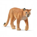 Figura de juguete de puma Schleich pintada a mano para coleccionistas y niños.
