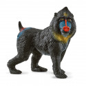Figura de mandril de juguete Schleich WILD LIFE pintada a mano con colores vibrantes y detalles realistas.
