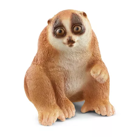 Figura de loris perezoso de Schleich, juguete realista detallado para niños y coleccionistas.