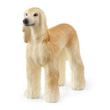 Figura de perro galgo de juguete Schleich Farm World pintada a mano