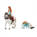 Set de juego Horse Club Mia y poni Spotty con accesorios de equitación para niñas.