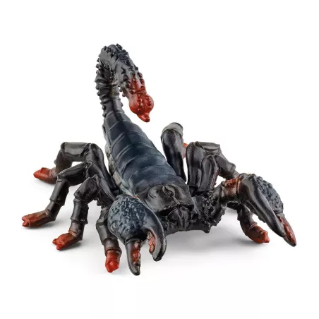 Figura detallada de escorpión emperador Schleich pintada a mano para coleccionistas y juego educativo.