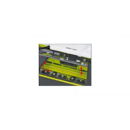 Claas Direct Disc 520 con carro cabezal a escala 1:32 para diorama agrícola.