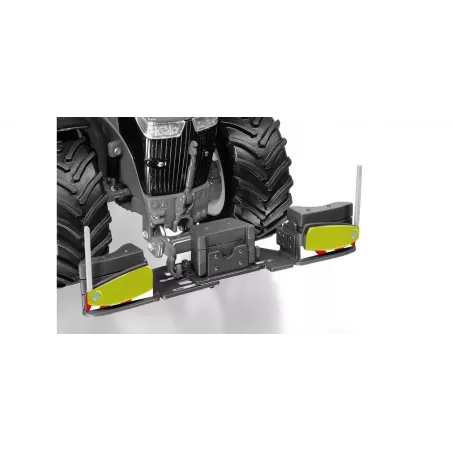 AGRIbumper Claas Design de WIKING a escala 1:32, accesorio metálico de protección inferior para tractores.