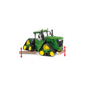Tractor John Deere 9620RX a escala 1:32 con orugas funcionales y cabina detallada para coleccionistas.