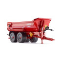 Remolque agrícola Krampe HP 20 de Wiking a escala 1:32 con chasis de metal y sistema basculante.