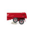 Remolque agrícola Krampe HP 20 de Wiking a escala 1:32 con chasis de metal y sistema basculante.