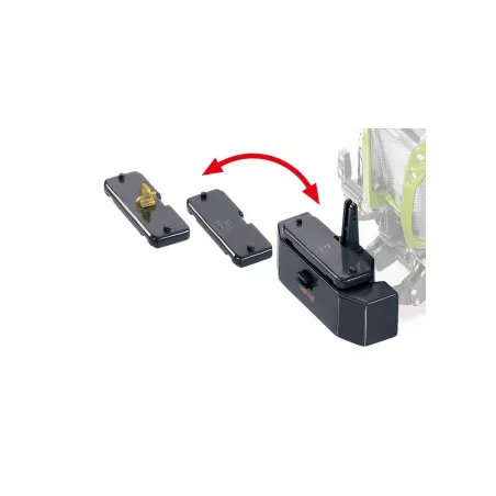 Set de pesos de lastre Wiking para tractor Claas Xerion a escala 1:32, accesorios de modelismo agrícola.