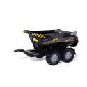 Remolque volquete de dos ejes Krampe Negro Rolly Toys para tractor de pedales infantil
