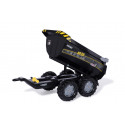Remolque volquete de dos ejes Krampe Negro Rolly Toys para tractor de pedales infantil
