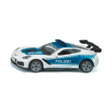 Coche de policía de juguete Chevrolet Corvette ZR1 en miniatura de metal y plástico
