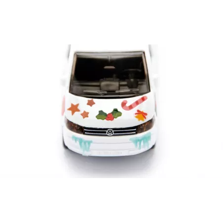 Juguete miniatura VW T5 Muñeco de nieve de metal y plástico con acoplamiento