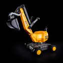 Excavadora de juguete rollyDigger JCB de Rolly Toys con brazo articulado funcional para niños.