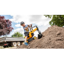 Excavadora de juguete rollyDigger JCB de Rolly Toys con brazo articulado funcional para niños.