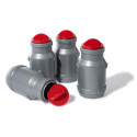 Set de 4 jarras de leche de juguete para tractores y remolques Rolly Toys