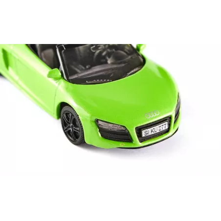 Coche de juguete Audi R8 Spyder en miniatura de metal y plástico