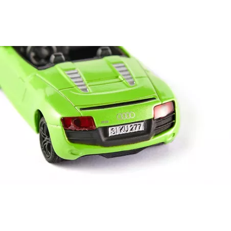 Coche de juguete Audi R8 Spyder en miniatura de metal y plástico