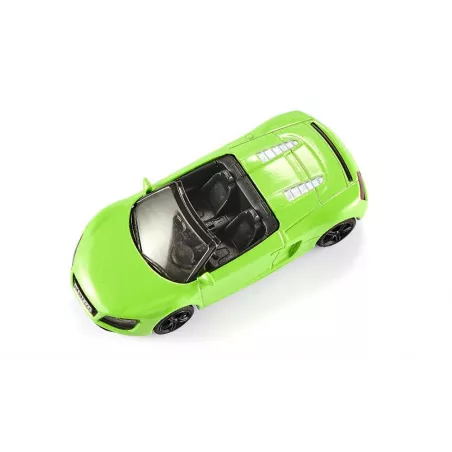 Coche de juguete Audi R8 Spyder en miniatura de metal y plástico