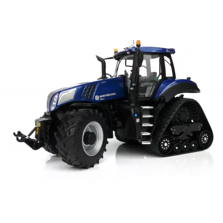 Réplica metálica a escala 1:32 del tractor New Holland T8.435 Blue Power con sistema de orugas SmartTrax.