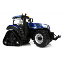 Réplica metálica a escala 1:32 del tractor New Holland T8.435 Blue Power con sistema de orugas SmartTrax.