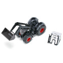 Tractor de juguete Fendt 942 Vario a escala 1:50 con pala frontal de metal y plástico.