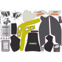 Kit de pegatinas oficiales para tractor de juguete Rolly Minitrac Claas Xerion