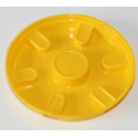 Cubre ruedas amarillo de repuesto oficial para juguete RollyMinitrac de Rolly Toys.