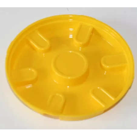 Cubre ruedas amarillo de repuesto oficial para juguete RollyMinitrac de Rolly Toys.