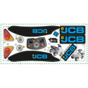 Set de adhesivos oficiales para renovar el juguete volquete Minitrac JCB