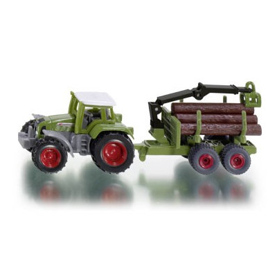 Tractor Fendt con remolque forestal - Blister