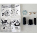 Conjunto de rueda de montaje original Rolly Toys para repuesto de vehículo de juguete.
