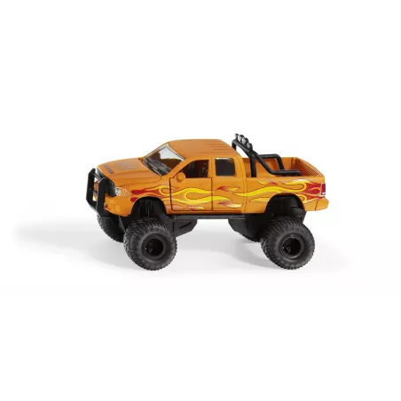 Camioneta de juguete RAM 1500 escala 1:50 con llantas de globo y puertas operables