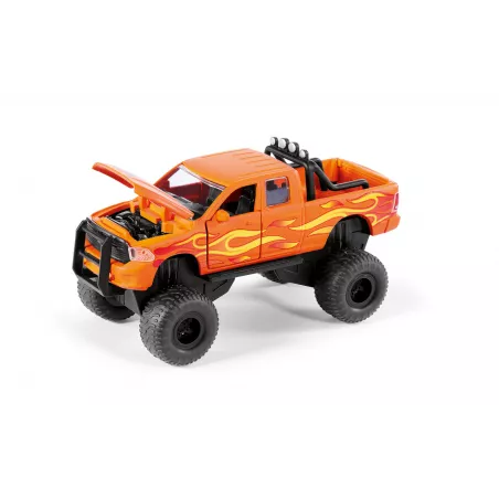 Camioneta de juguete RAM 1500 escala 1:50 con llantas de globo y puertas operables