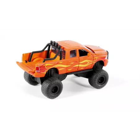 Camioneta de juguete RAM 1500 escala 1:50 con llantas de globo y puertas operables