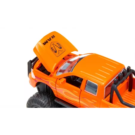 Camioneta de juguete RAM 1500 escala 1:50 con llantas de globo y puertas operables