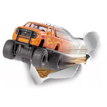 Camioneta de juguete RAM 1500 escala 1:50 con llantas de globo y puertas operables