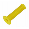 Mango de repuesto amarillo de 12 mm de goma para tractor de juguete Rolly Toys.