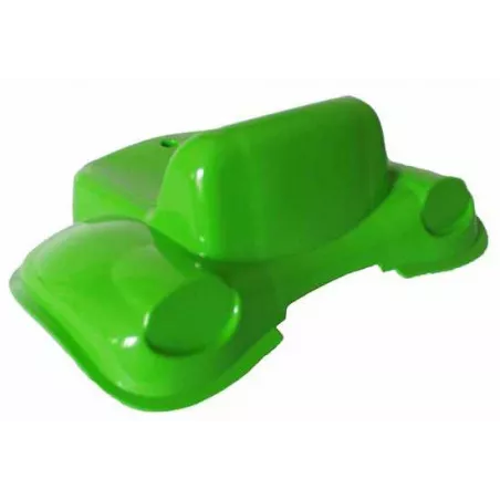 Guardabarros verde de plástico resistente para tractor de juguete rollyKid.
