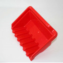 Basculante rollyKid rojo de Rolly Toys, accesorio de remolque para tractor de pedales infantil.