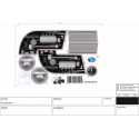 Pegatina Little Grey Fergie para personalizar y renovar tractores de juguete Rolly Toys