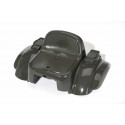 Guardabarros gris de alta resistencia para tractor de pedales rollyKid