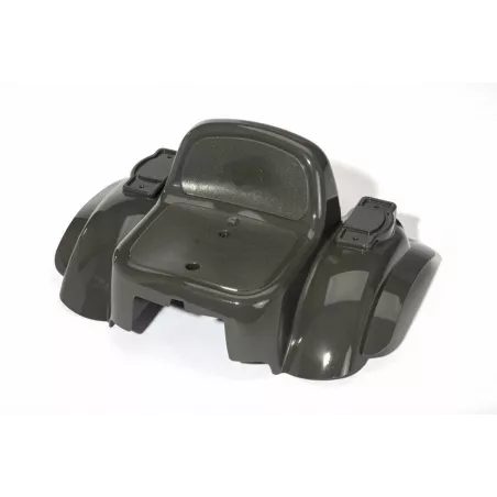 Guardabarros gris de alta resistencia para tractor de pedales rollyKid