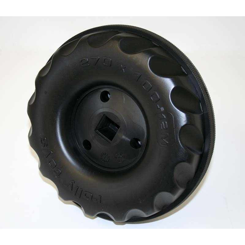 Rueda trasera 270x100 - 12M con goma