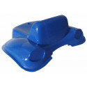 Guardabarros azul de plástico resistente para tractor de juguete rollyKid